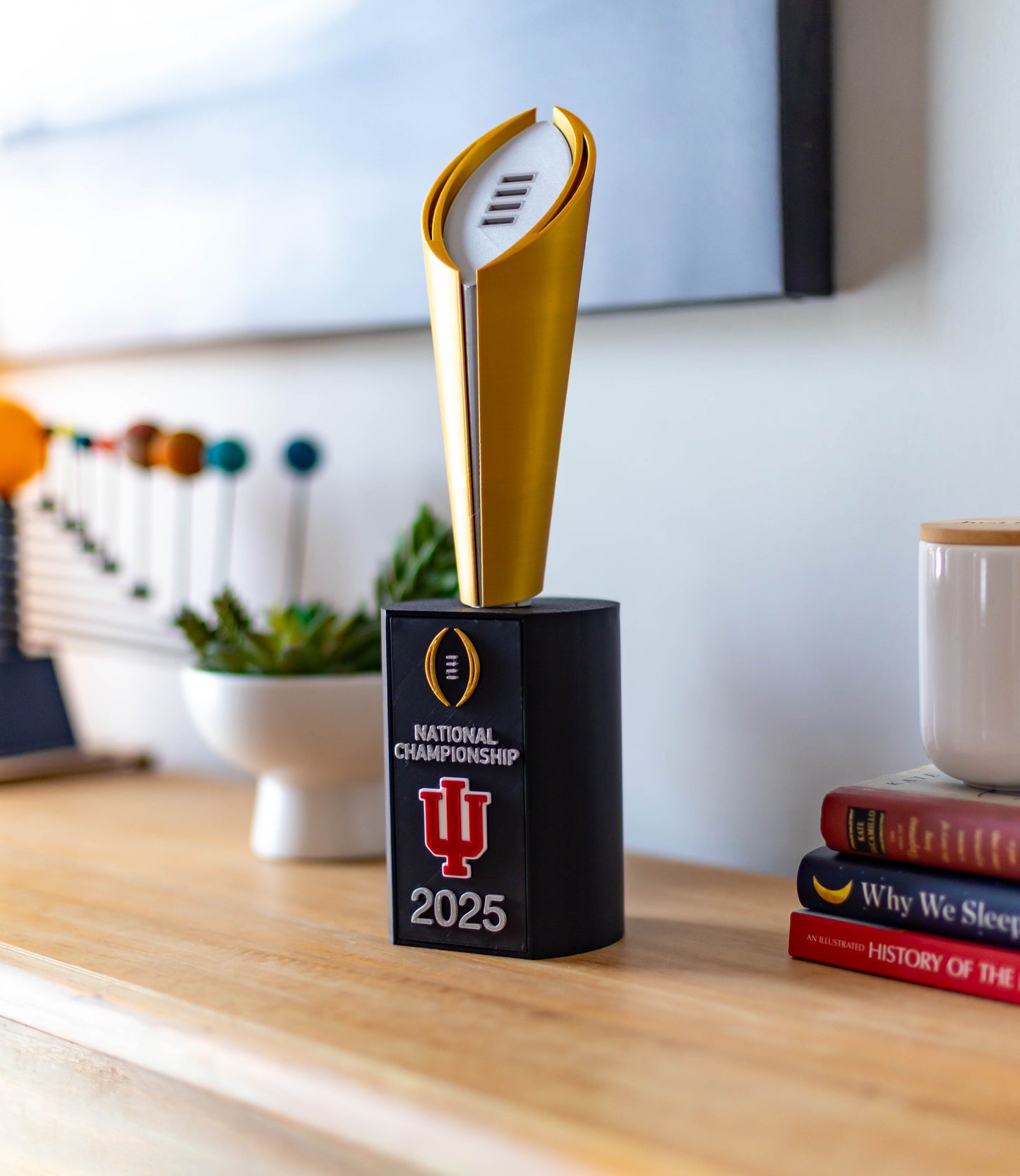 2025 Indiana Hoosier College Football Playoff Trophy