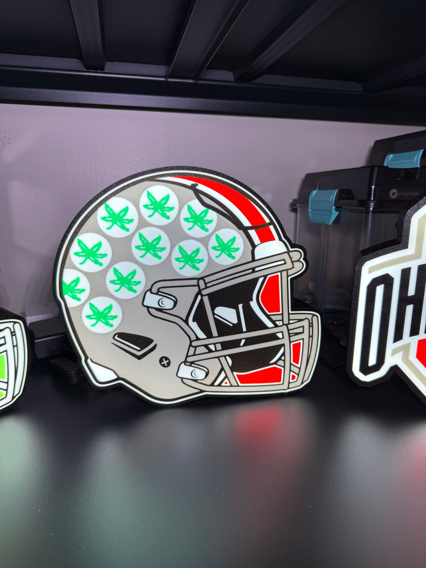 Ohio State Helmet Lightbox