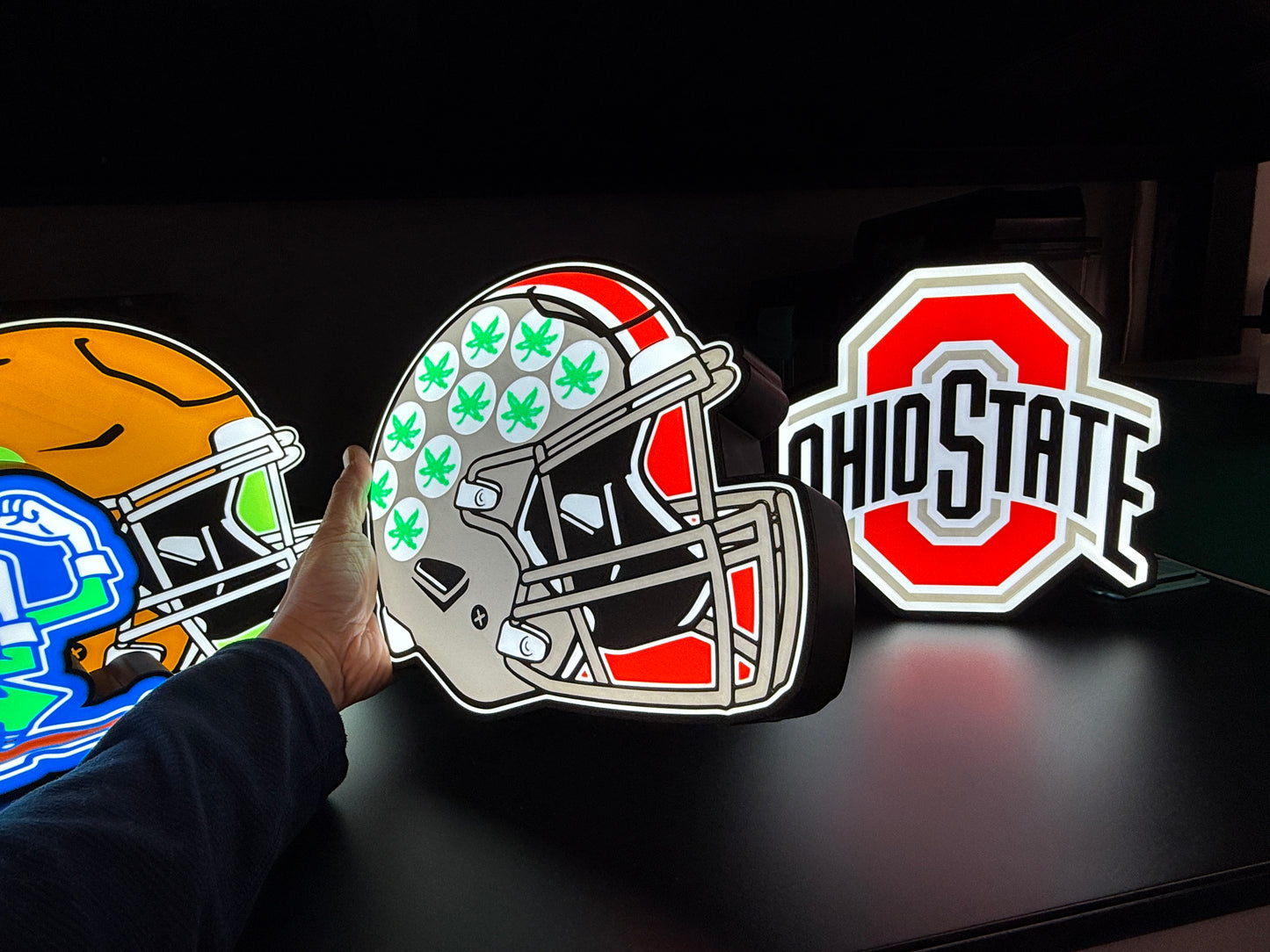Ohio State Helmet Lightbox