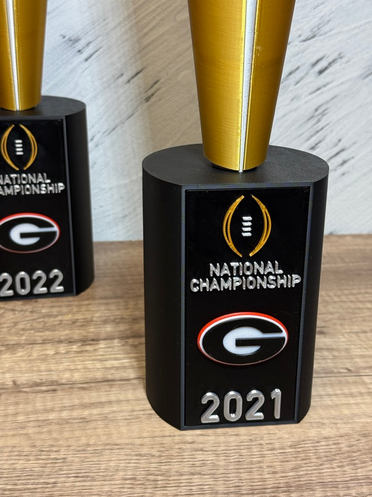 2021 UGA CFP National Championship Trophy