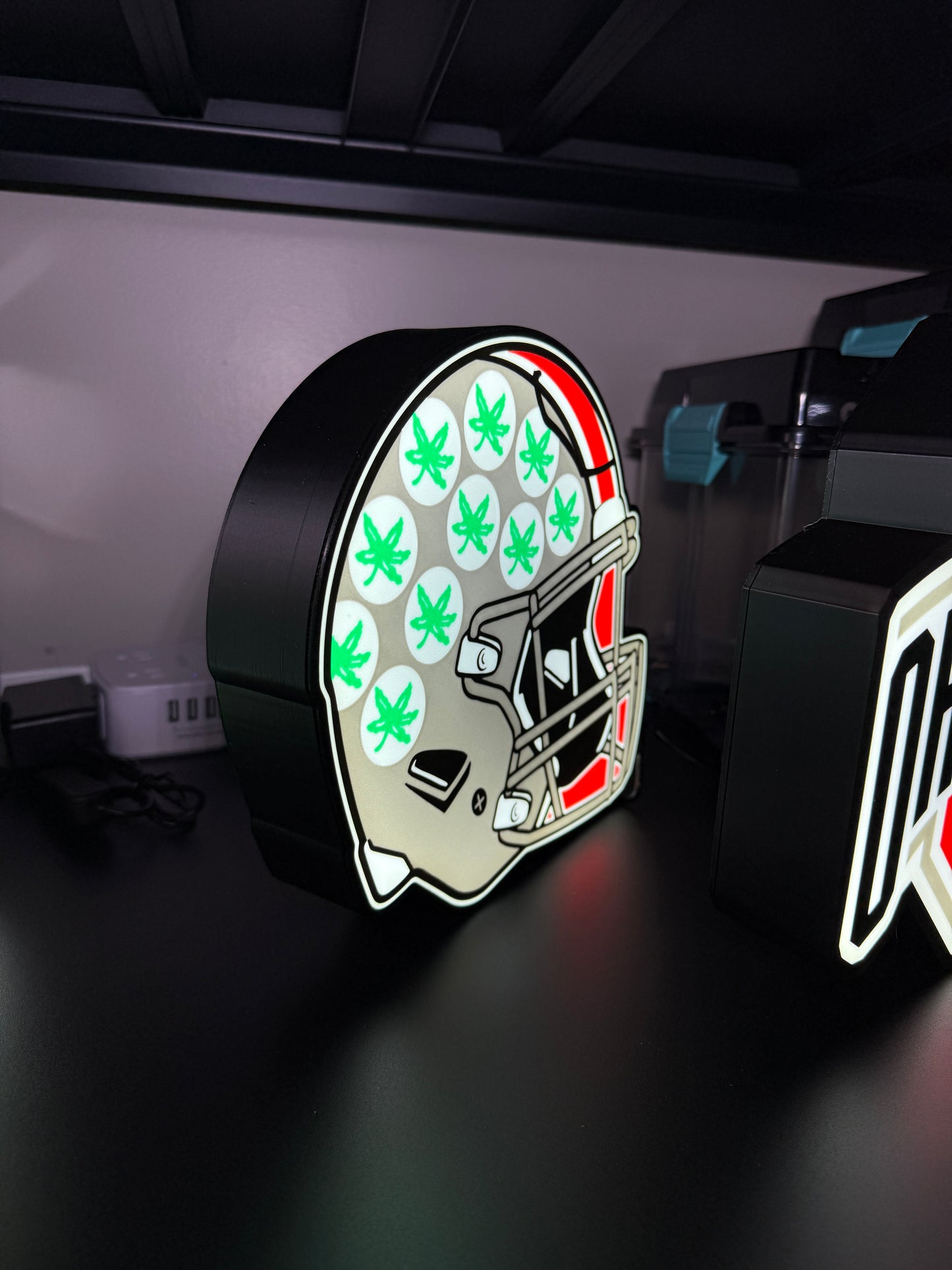 Ohio State Helmet Lightbox