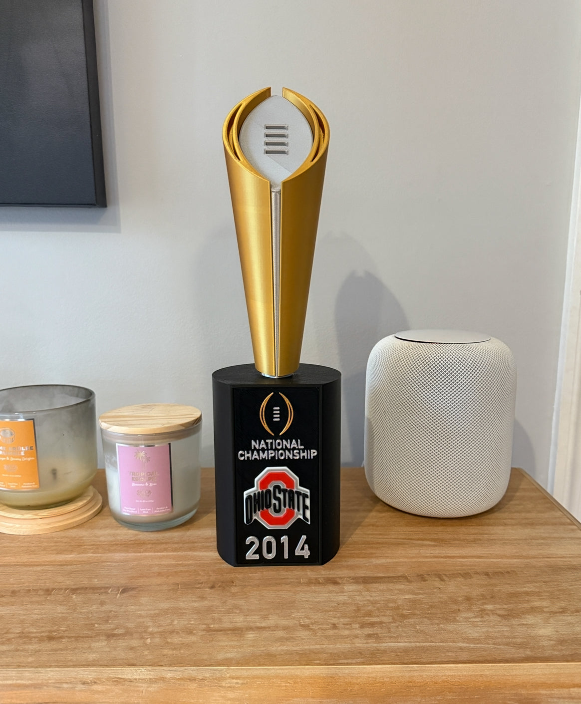 Ohio State 2014 CFP National Championship Trophy