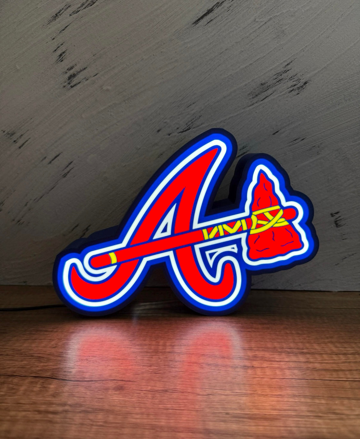 Atlanta Braves 3D Printed Lightbox