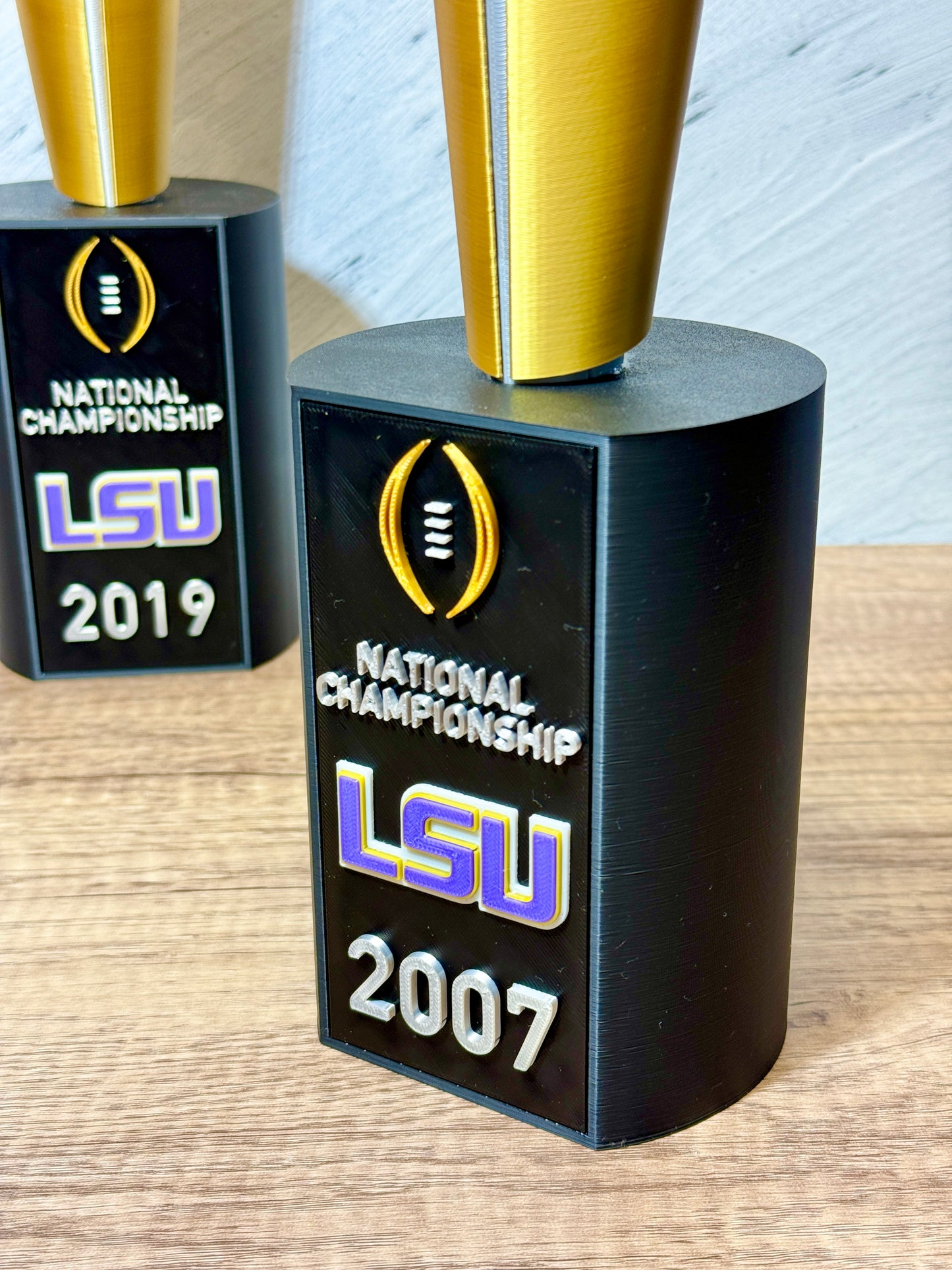 2007 LSU College Football Playoff Trophy