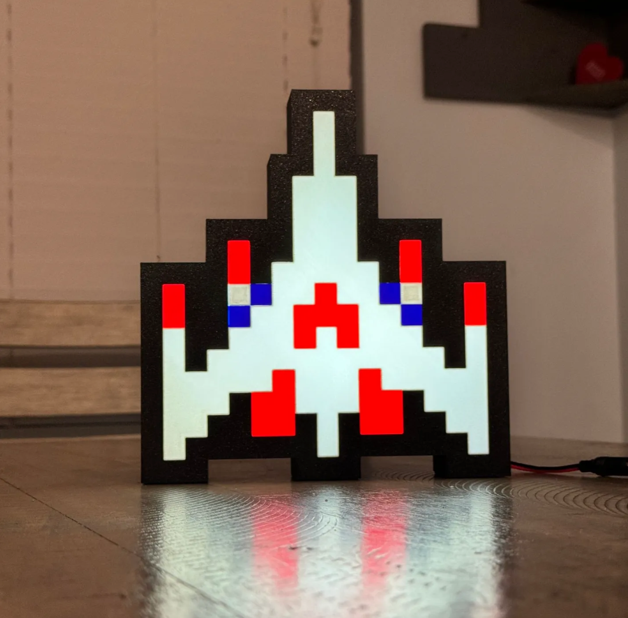 Galaga 3D Printed Lightbox