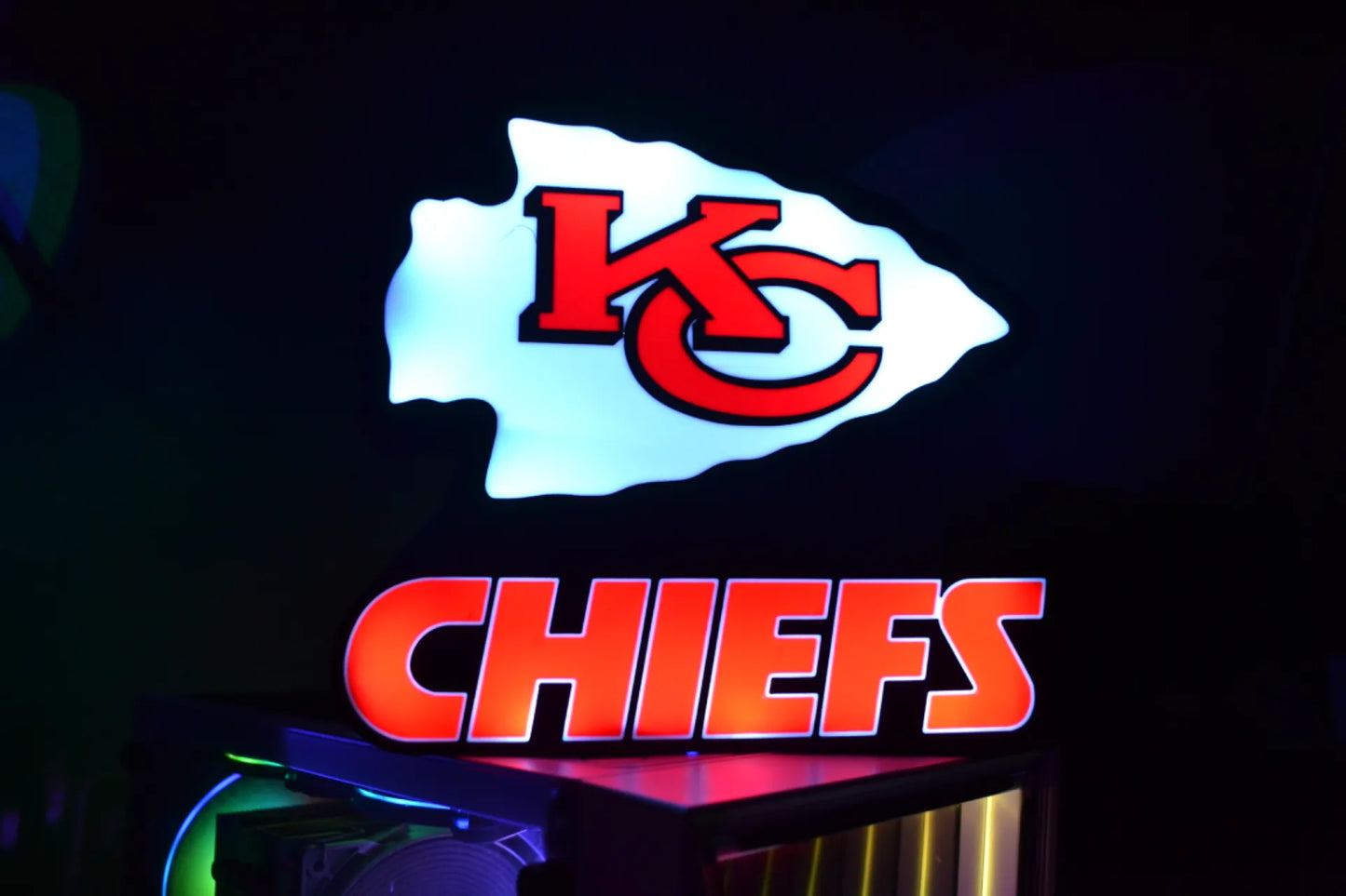 Chiefs 3D Printed Lightbox