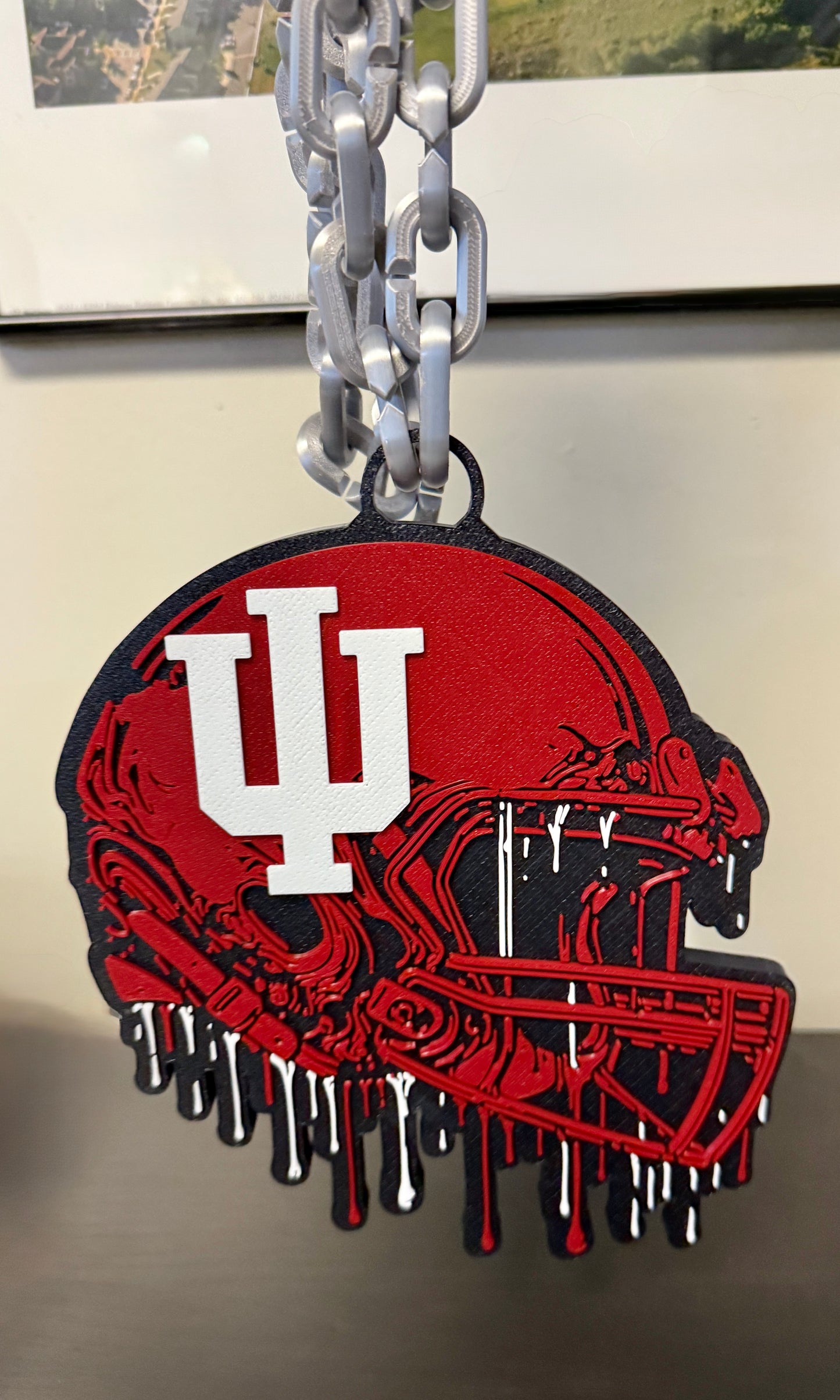 Indiana Hoosiers Helmet Drip Hype Chain