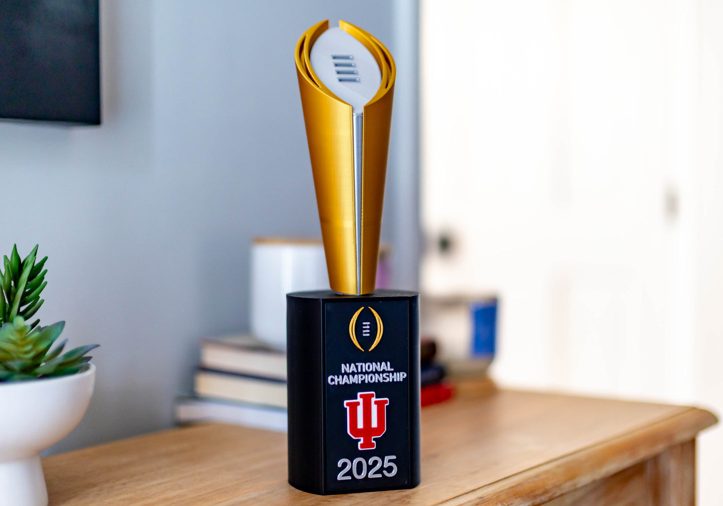 2025 Indiana Hoosier College Football Playoff Trophy