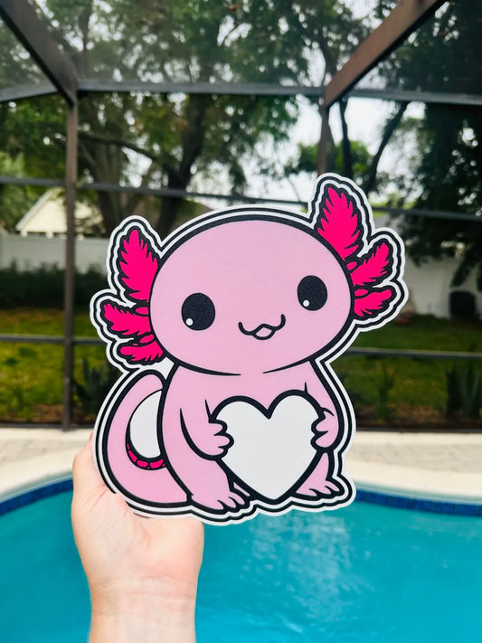 Axolotl 3D Printed Lightbox