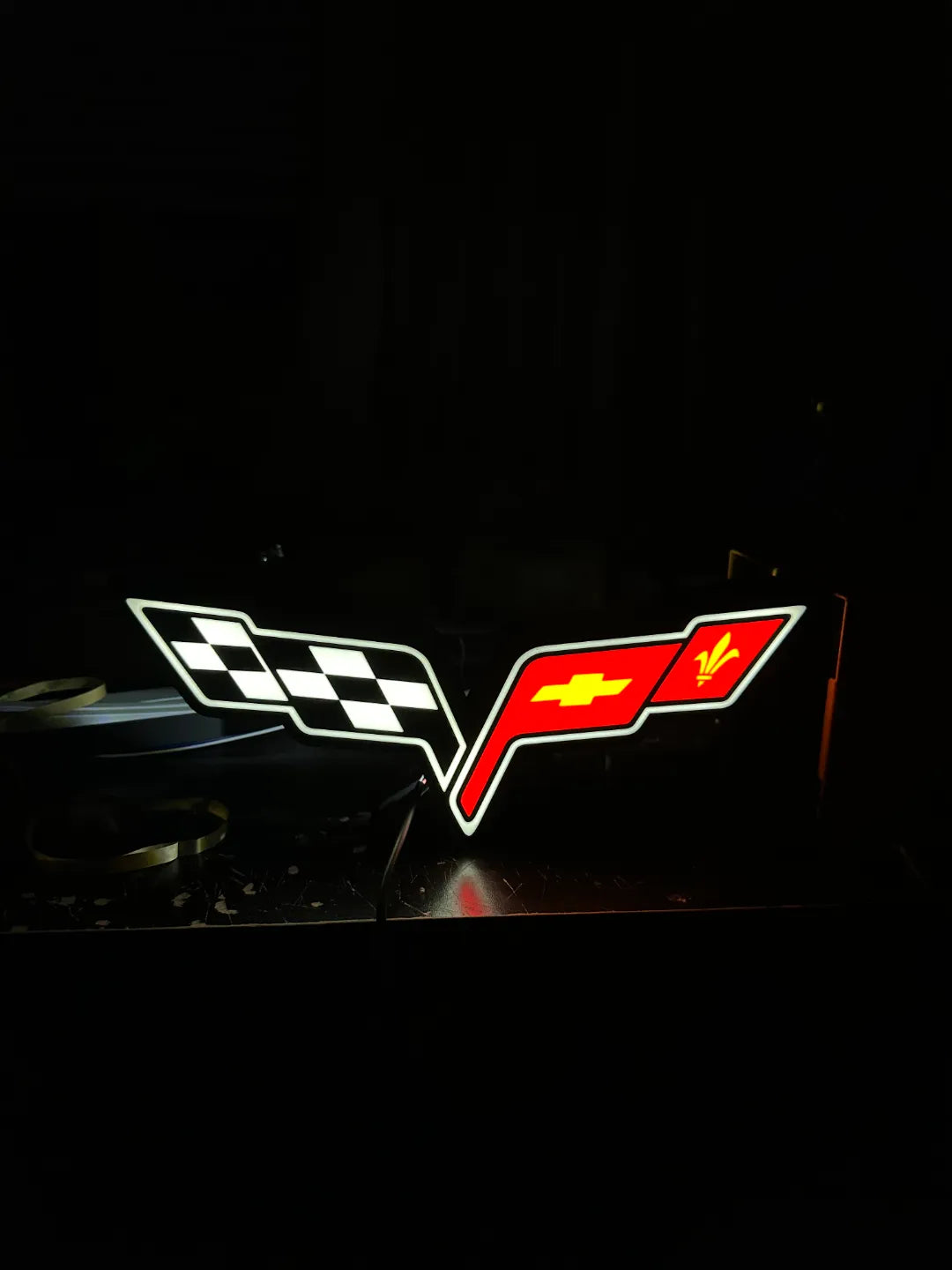 Corvette 3D Printed Lightbox
