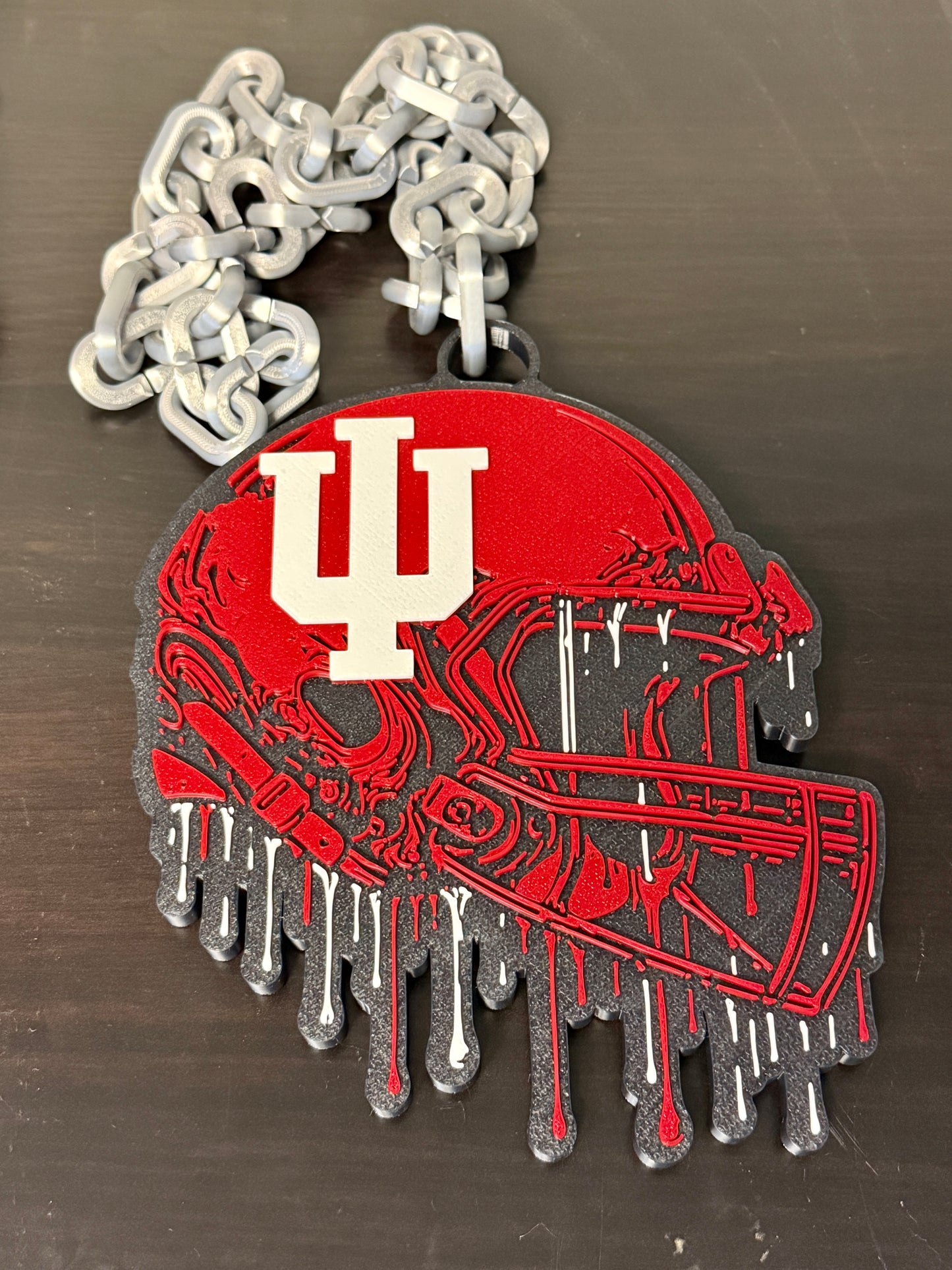 Indiana Hoosiers Helmet Drip Hype Chain