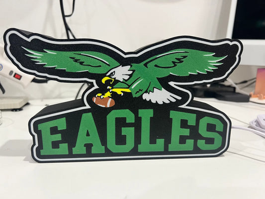 Philadelphia Eagles Old School Lightbox