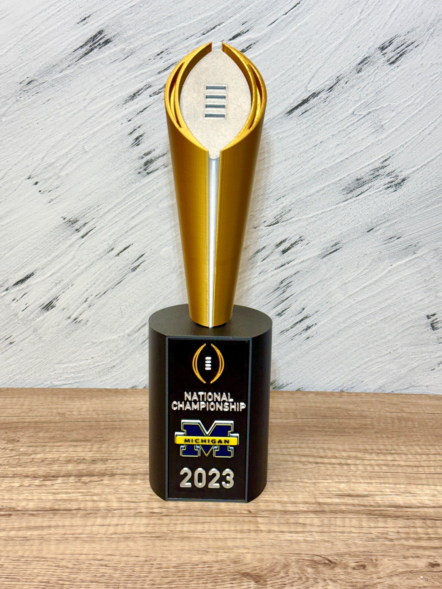 Michigan 2023 CFP National Championship Trophy