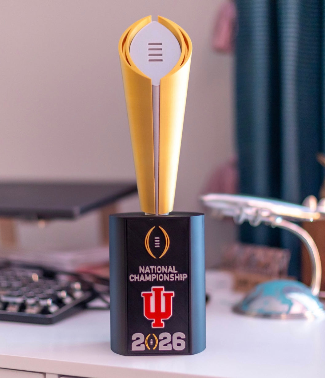 2026 Indiana Hoosier College Football Playoff Trophy