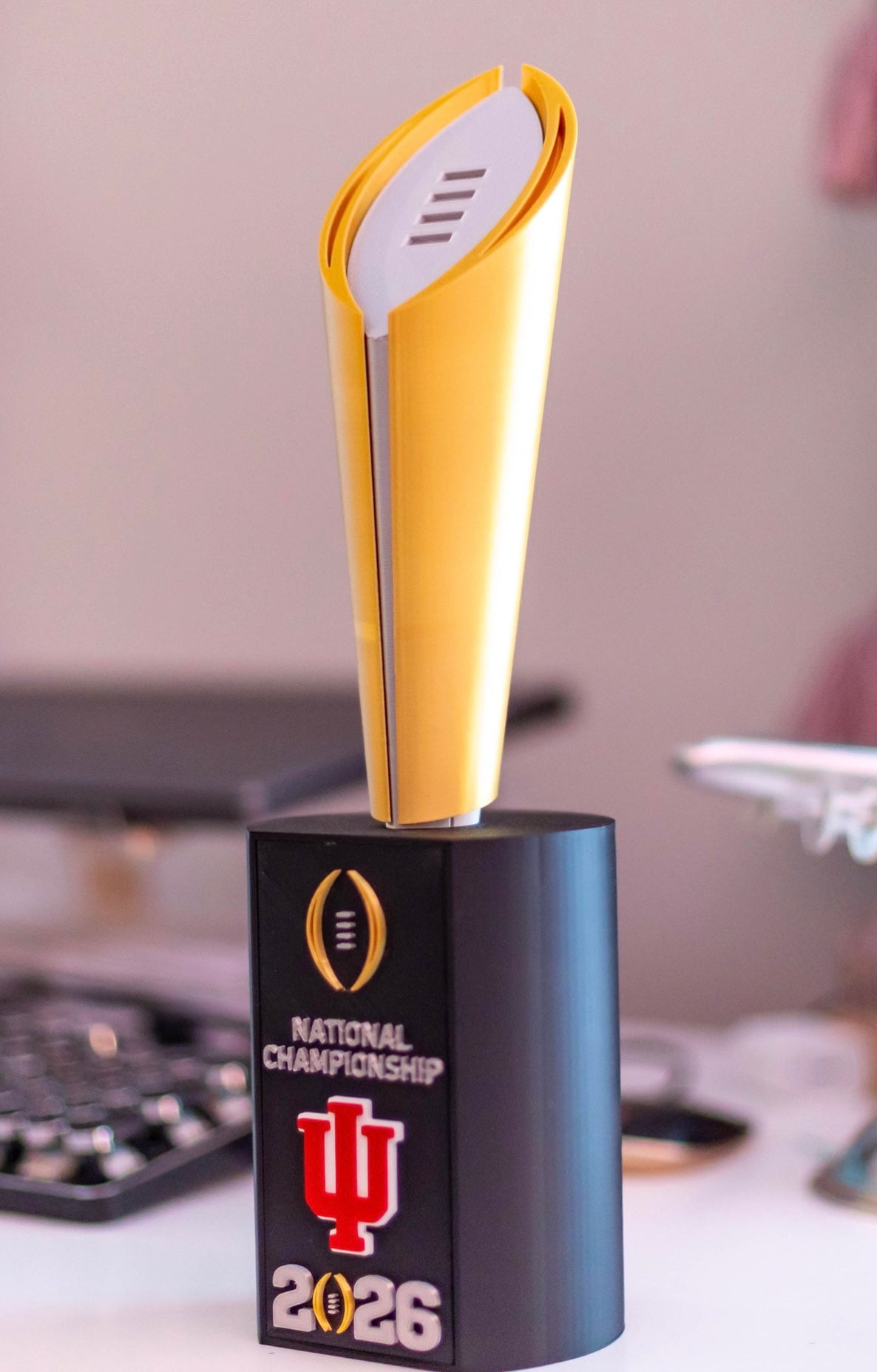 2026 Indiana Hoosier College Football Playoff Trophy