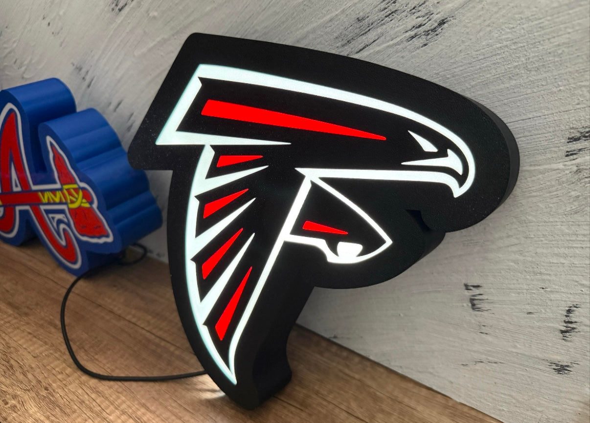 Falcons 3D Printed Lightbox