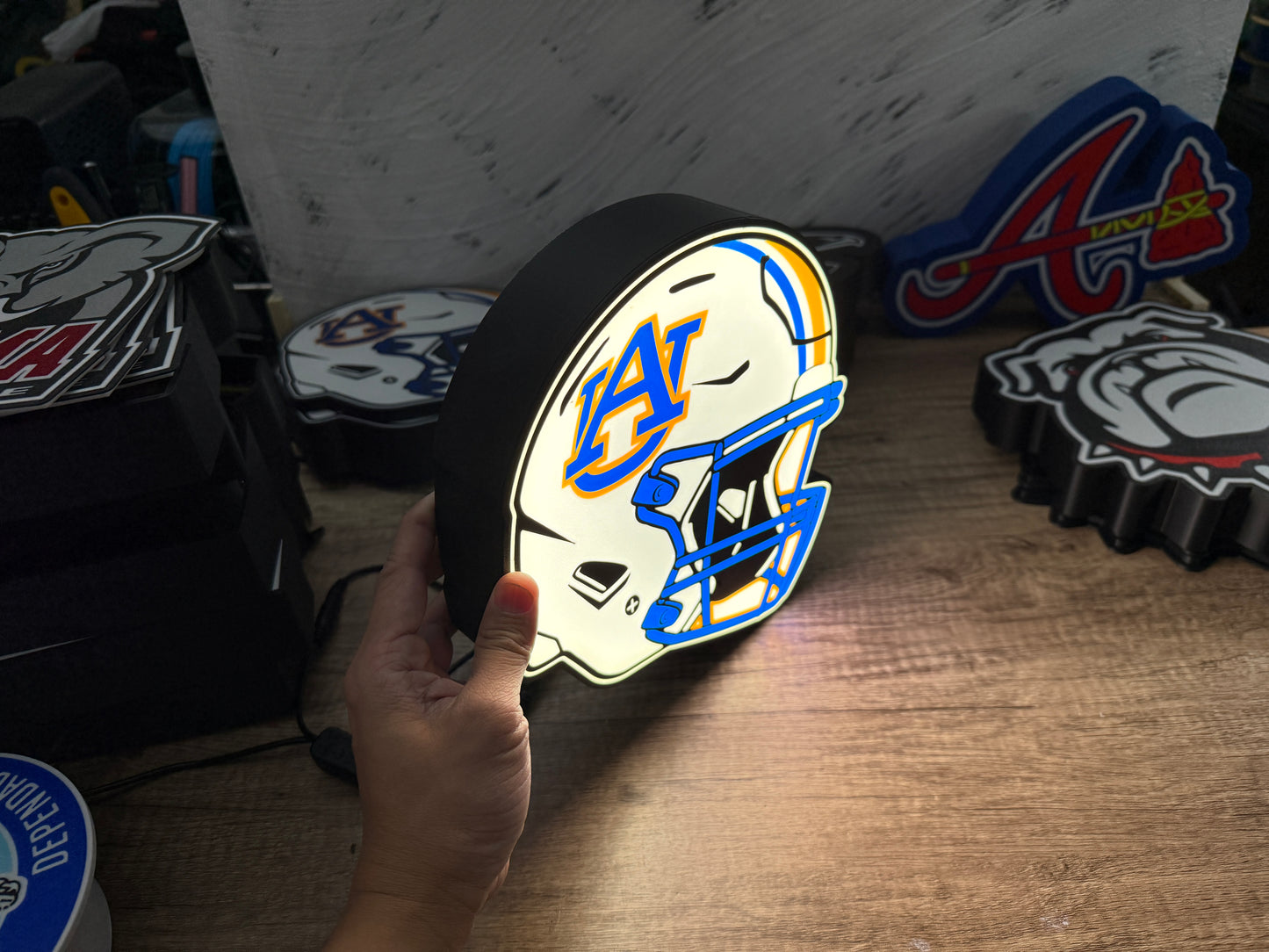 Auburn Tigers Helmet Lightbox