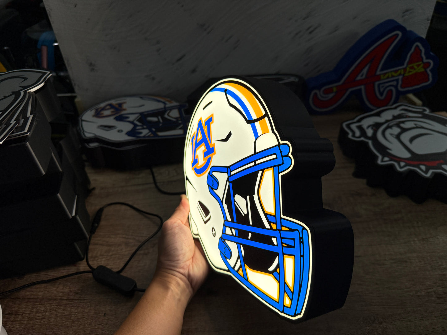 Auburn Tigers Helmet Lightbox