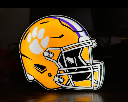 Clemson Helmet Lightbox