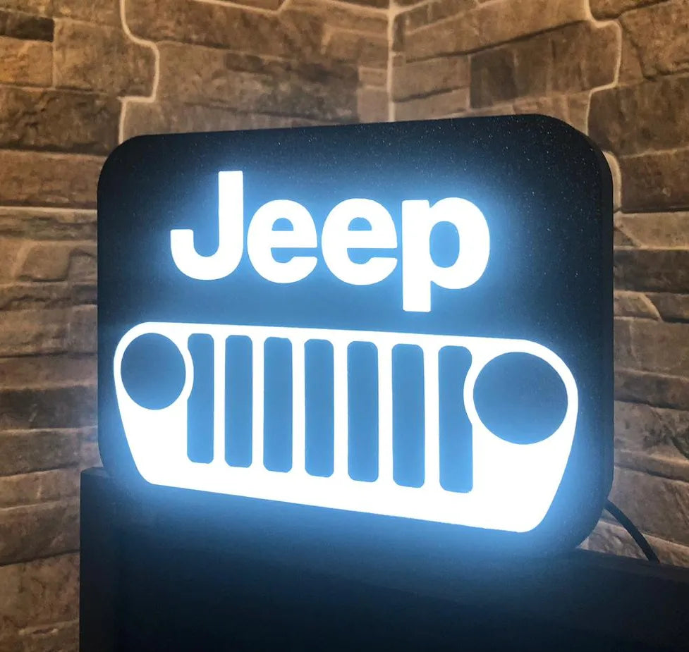 Jeep 3D Printed Lightbox