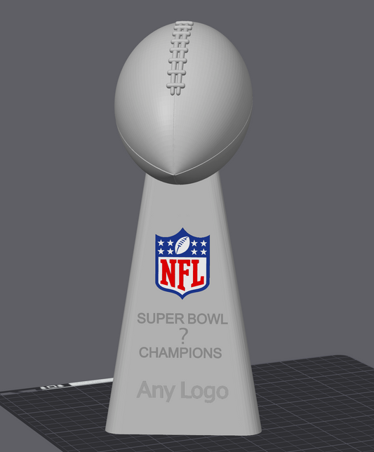 Custom Superbowl Lombardi Trophy - 3D Printed